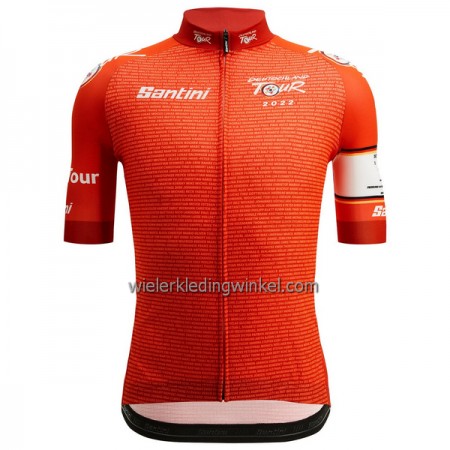 Wielershirt 2022 Deutschland Tour Rood